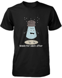 Salt & Pepper Made for Each Other Matching Couple Shirts (his & hers Set)