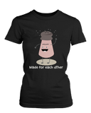 Salt & Pepper Made for Each Other Matching Couple Shirts (his & hers Set)
