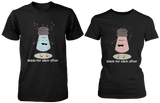 Salt & Pepper Made for Each Other Matching Couple Shirts (his & hers Set)