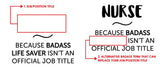 Official Job Title Badass Custom White Mug