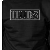 Hubs And Wife Matching Couple Black Sweatshirts