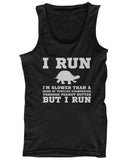 I'm Slower than a Turtle Funny Workout Tank Top Gym sleeveless Shirt
