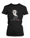 Cute Ghost Lovers Matching Couple Shirts (Set)